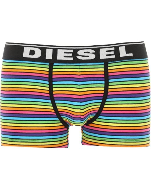 DIESEL Synthetic Boxer Briefs For Men in Black for Men - Lyst