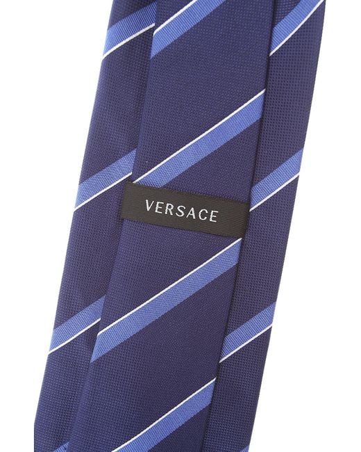Versace Ties On Sale in Blue for Men - Lyst