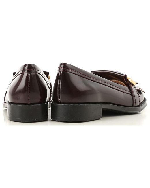 Tod&#39;s Loafers For Women On Sale in Black - Lyst