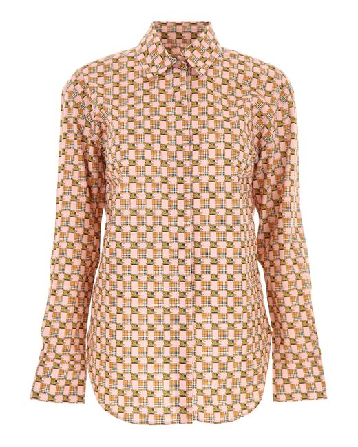 Burberry Shirt For Women On Sale In Outlet in Pink - Lyst