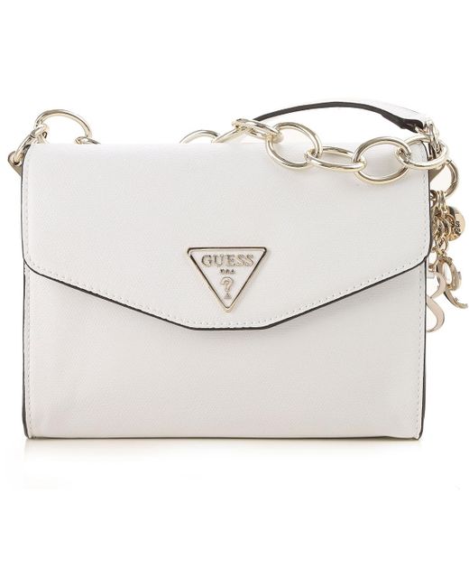Guess Shoulder Bag For Women in White - Lyst