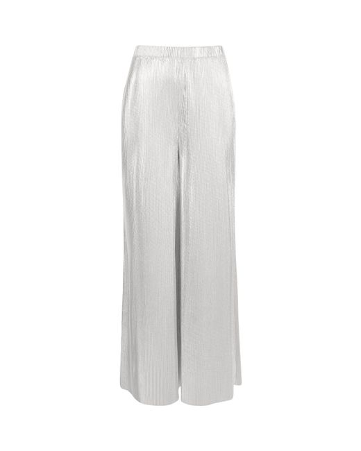 silver palazzo pants