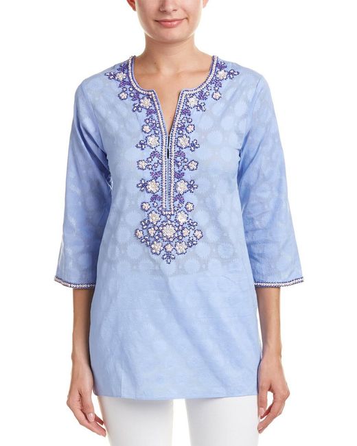 Lyst - Sulu collection Tunic in Blue - Save 50%