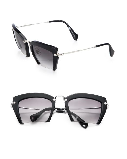 Prada Semi Rimless Eyeglasses Gallo