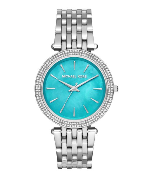 michael kors teal watch