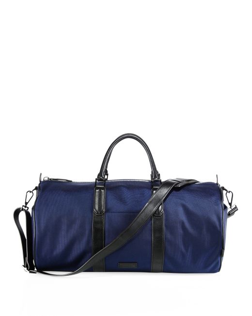 Uri minkoff Large Nylon Duffle Bag in Blue for Men | Lyst