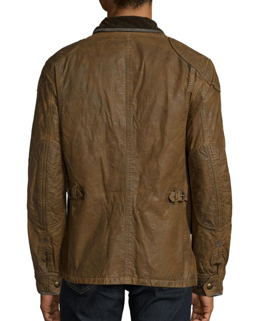 Polo Ralph Lauren Daytona Biker Jacket In Brown For Men Lyst Polo Ralph Lauren Brown Daytona Biker Jacket For Men Lyst