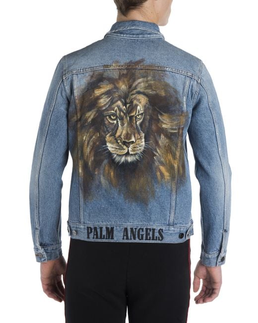 mens palm angels denim jacket