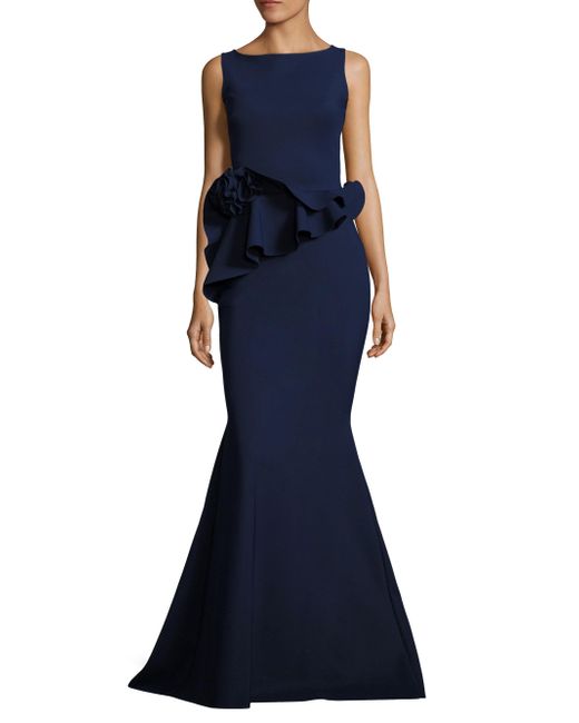 evan gown in light blue