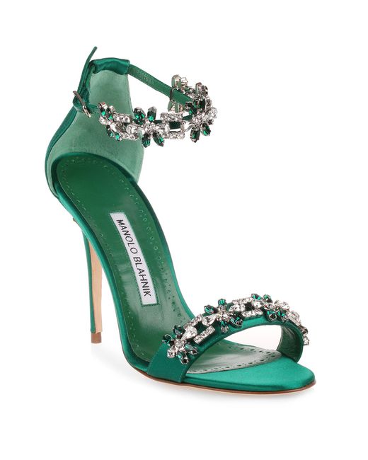 manolo blahnik emerald green