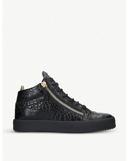 giuseppe zanotti patent trainers