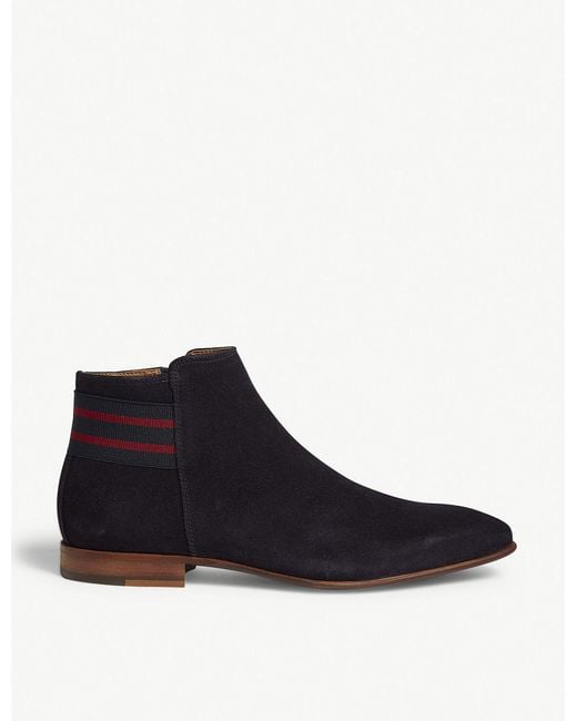 Lyst Aldo Lintlaw Suede Chelsea Boots in Blue for Men