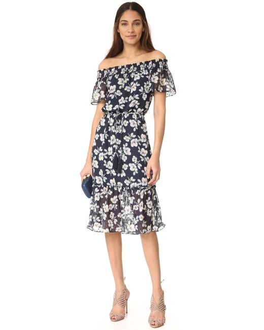 Moon River | Moon River Off-Shoulder Midi Dress