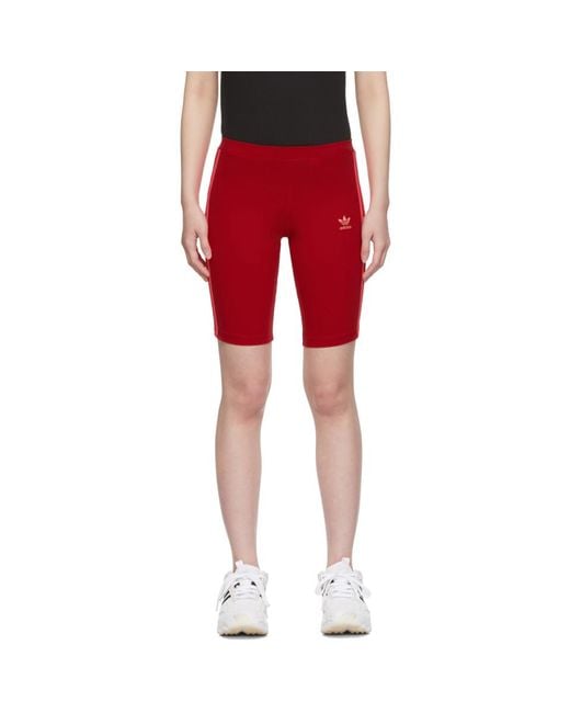 adidas cycling shorts red