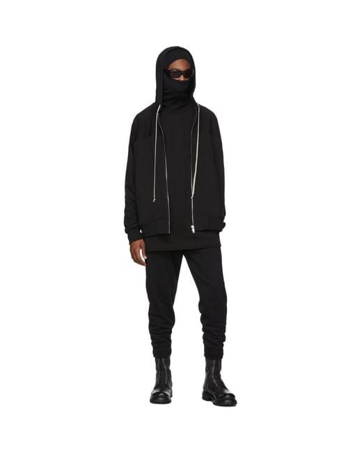 black windbreaker sweatpants