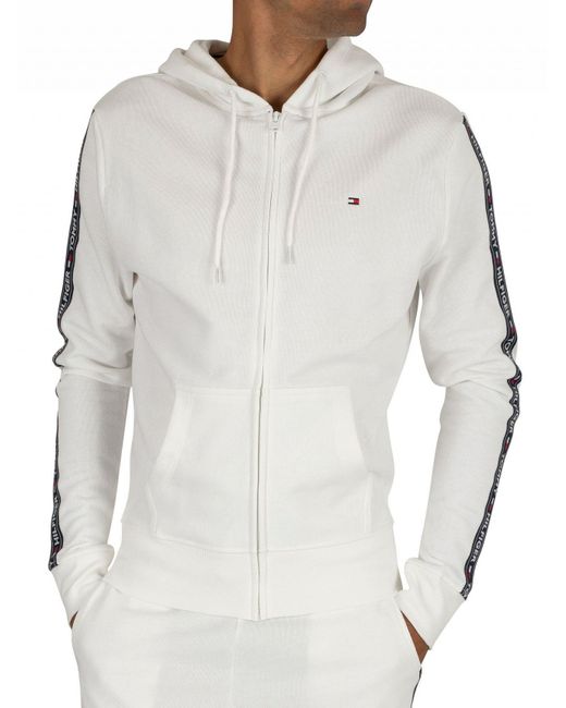 white tommy hilfiger hoodie women's