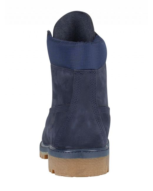 timberland navy nubuck boots