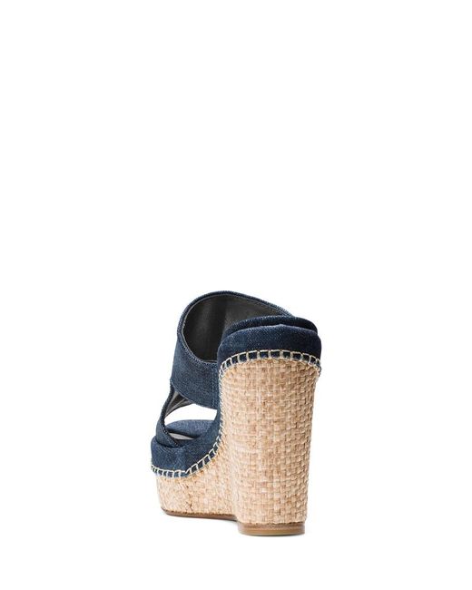 stuart weitzman denim wedge