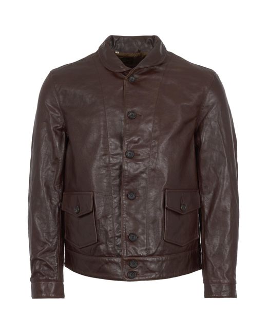 Levi S 1930 Menlo Leather Jacket In Brown For Men Save 3 Lyst Levi S Brown 1930 Menlo Leather Jacket For Men