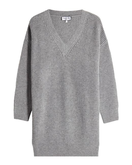 Lyst - Paul & Joe Pullover With Wool And Cashmere in Gray