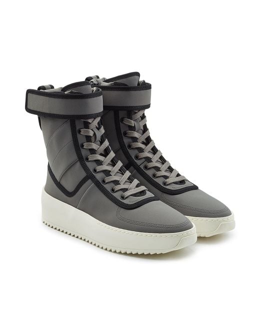 Lyst - Fear of god Lace-up Boots With Velcro Strap in Black for Men
