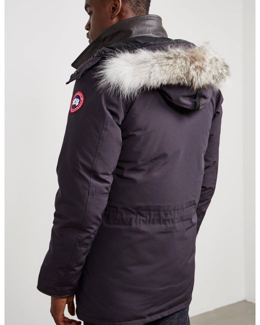 Canada Goose Goose Banff Padded Parka Jacket Navy Blue for Men - Save ...