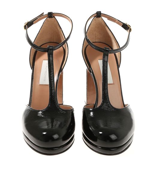 black sandals t strap