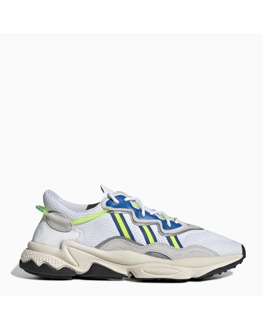 adidas Originals Suede White Ozweego Sneakers for Men - Lyst
