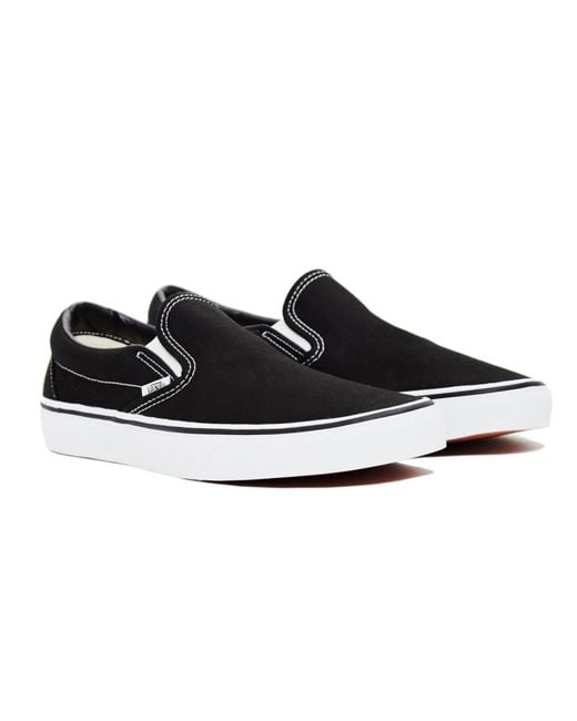 Vans Slipon Plimsolls Black in Black for Men Lyst