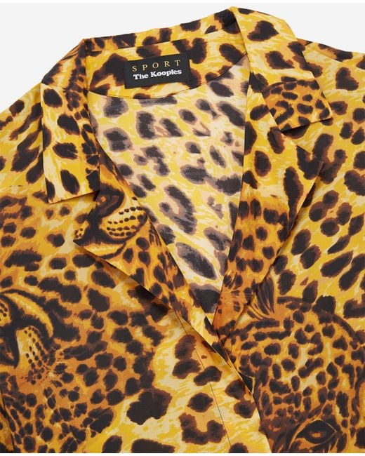 kooples leopard shirt