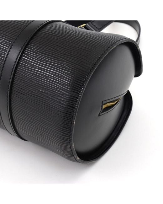 Lyst - Louis Vuitton Noir Epi Leather Soufflot Bag in Black