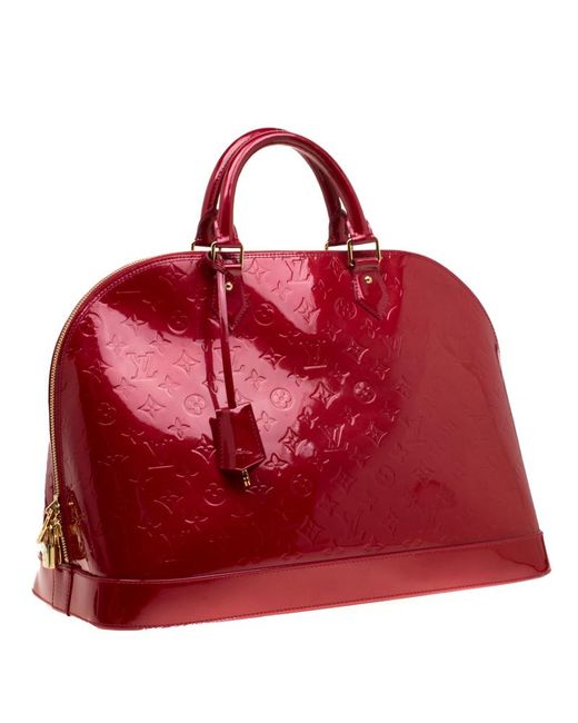 louis vuitton alma mm red