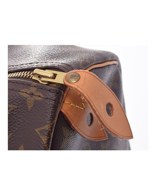 Louis Vuitton Monogram Canvas Speedy 40 Bag in Brown - Lyst