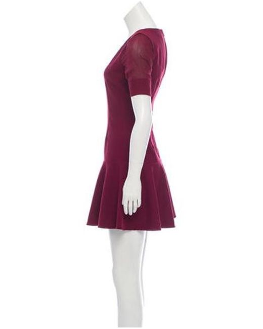 Lyst Elizabeth And James Drop Waist Mini Dress Burgundy In Red Elizabeth And James Red Drop Waist Mini Dress Burgundy Lyst