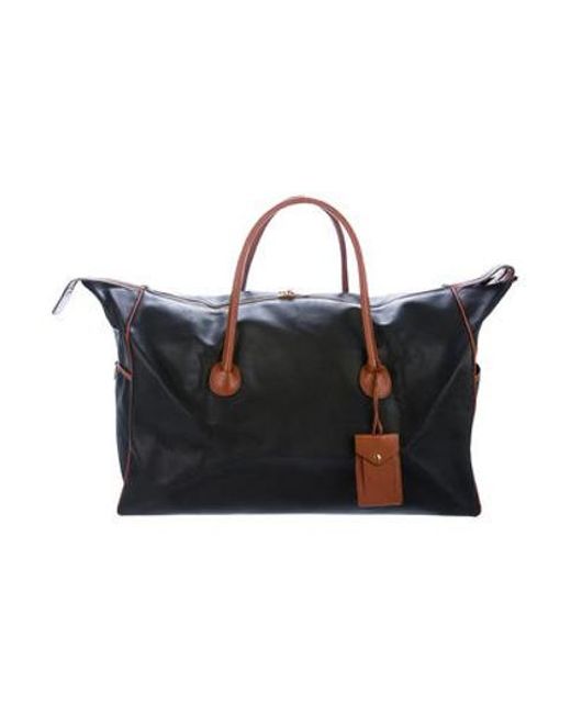 Women S Metallic Marco Polo Duffle Bag Blue