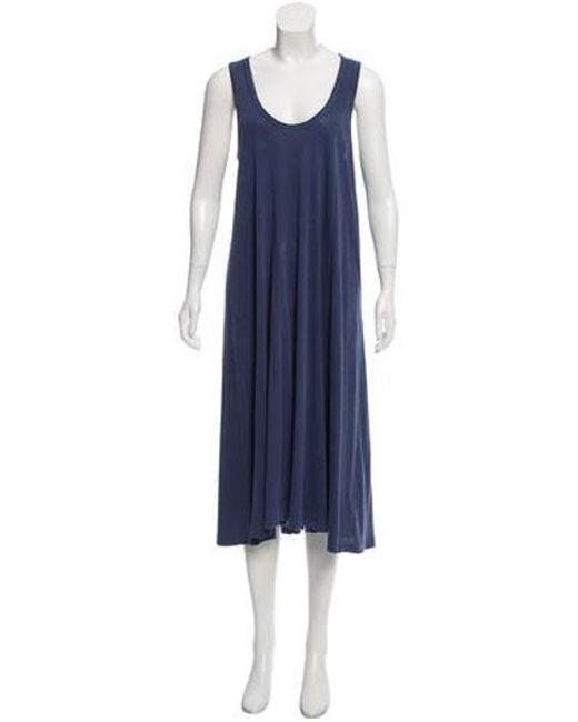 distressed midi dress