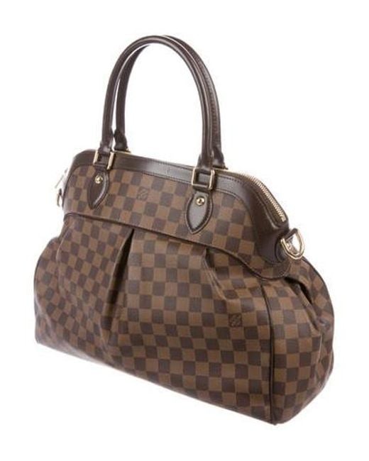 Lyst - Louis Vuitton Damier Ebene Trevi Gm Brown in Natural - Save 6.68896321070234%