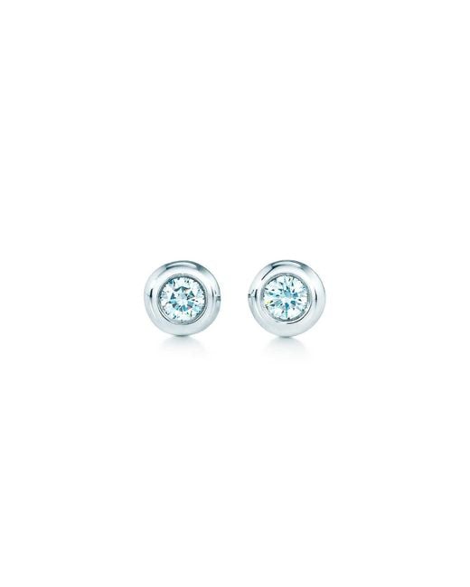 Tiffany Co Elsa Peretti Diamonds By The Yard Earrings In Tiffany Co Metallic Elsa Peretti Diamonds By The Yard Earrings In Sterling
