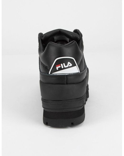 fila platform wedge heels