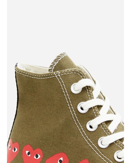 cdg khaki converse