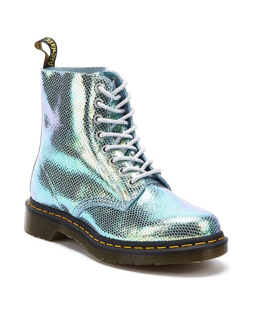 dr martens iridescent boots