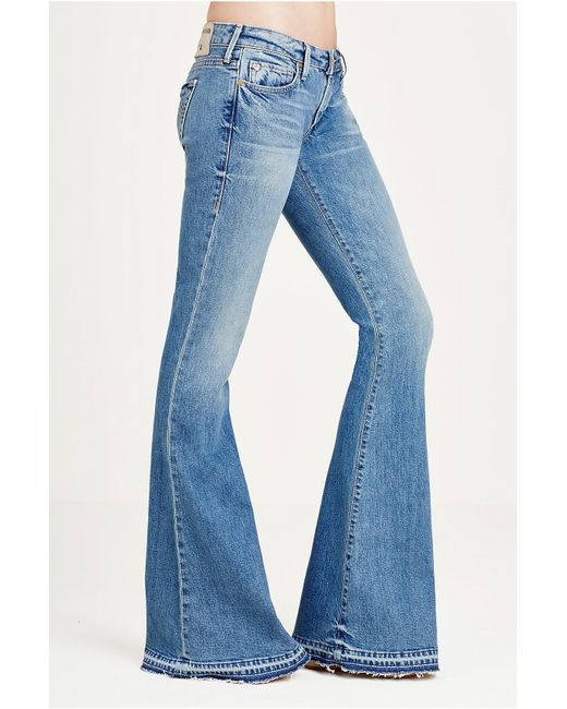 True religion Karlie Low Rise Bell Bottom Womens Jean in Blue (Gypset ...