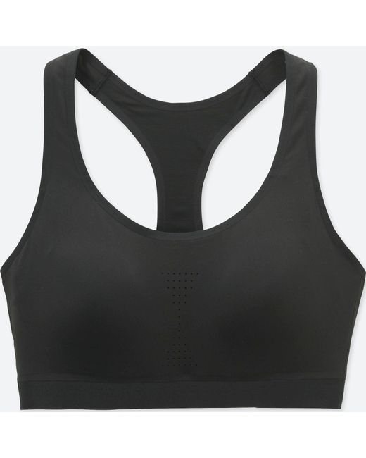 Download Lyst - Uniqlo Women Active Racerback Seamless Bra (medium ...