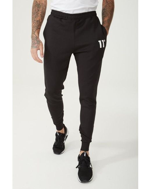 11 Degrees Synthetic Core Poly Track Pants in Black for Men - Lyst