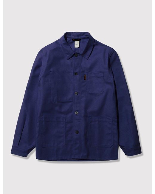 Le Laboureur Cotton Work Jacket in Blue for Men Lyst