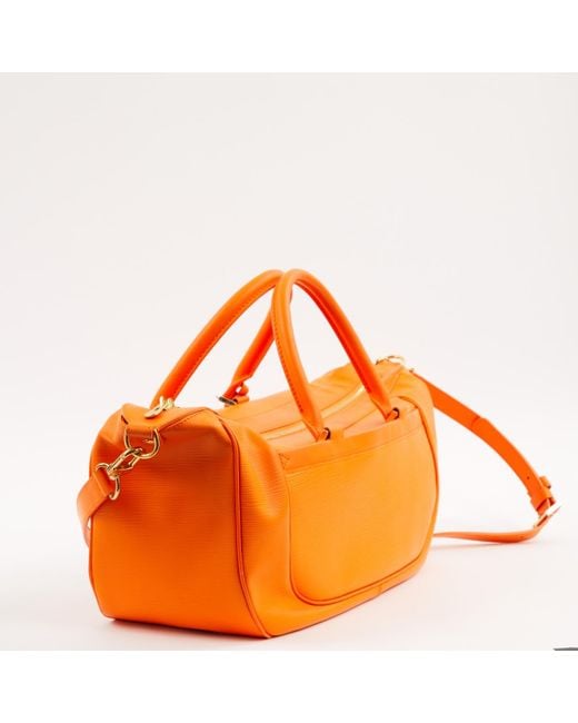 Louis Vuitton Orange Leather Handbag in Orange - Lyst