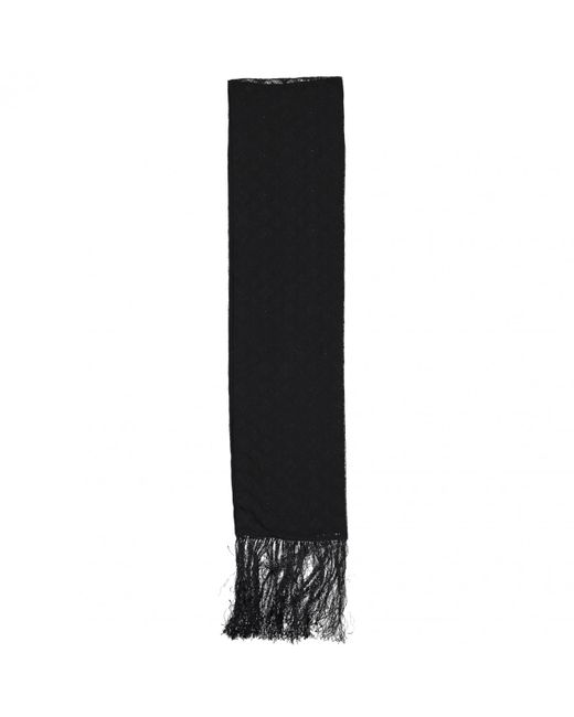 Silk scarf Louis Vuitton Black in Silk - 36657746