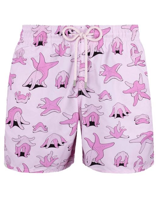Lyst - Vilebrequin St Valentine Swim Shorts in Pink for Men - Save 6%