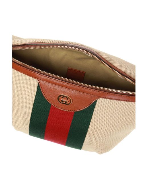 Gucci Men&#39;s Signature Web Vintage Canvas Belt Bag in Natural for Men - Save 18% - Lyst