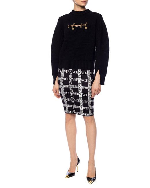 versace safety pin sweatshirt